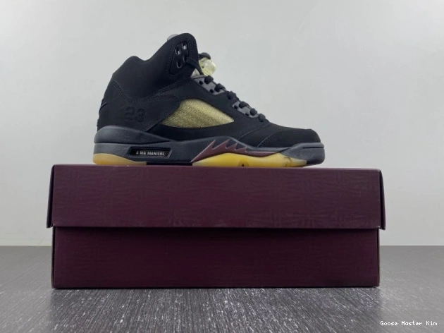 Maniere x Black Ma FD1330-001 Jordan 5 A Air 0728